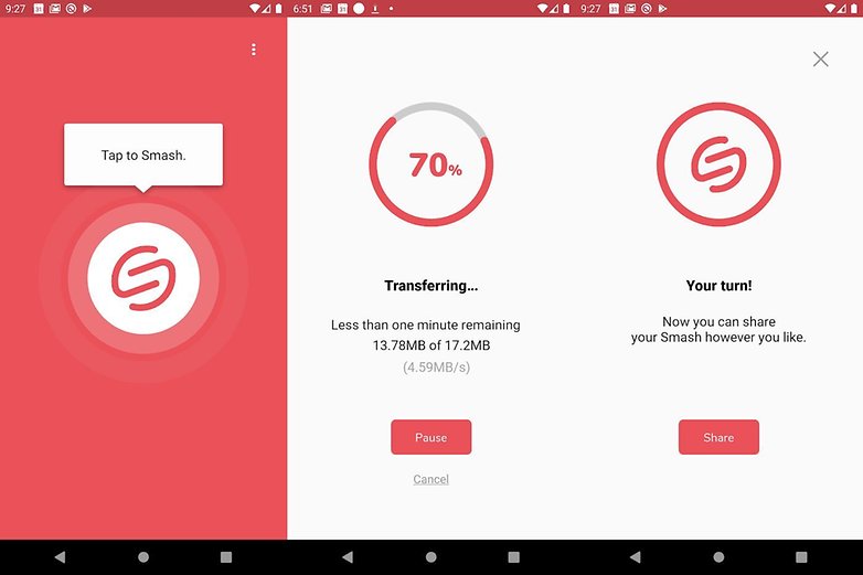 smash file transfer app