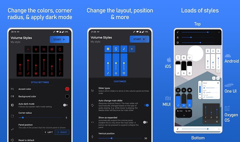 volume styles app