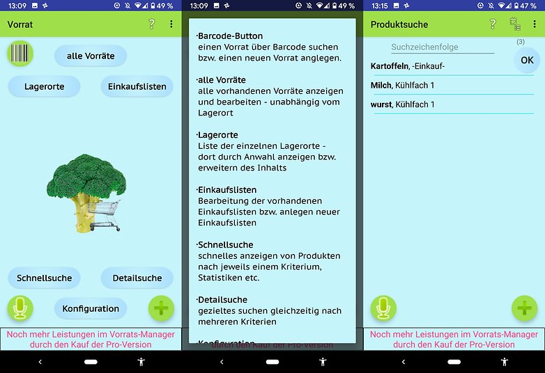 vorrat lager einkaufsliste manager groceries app