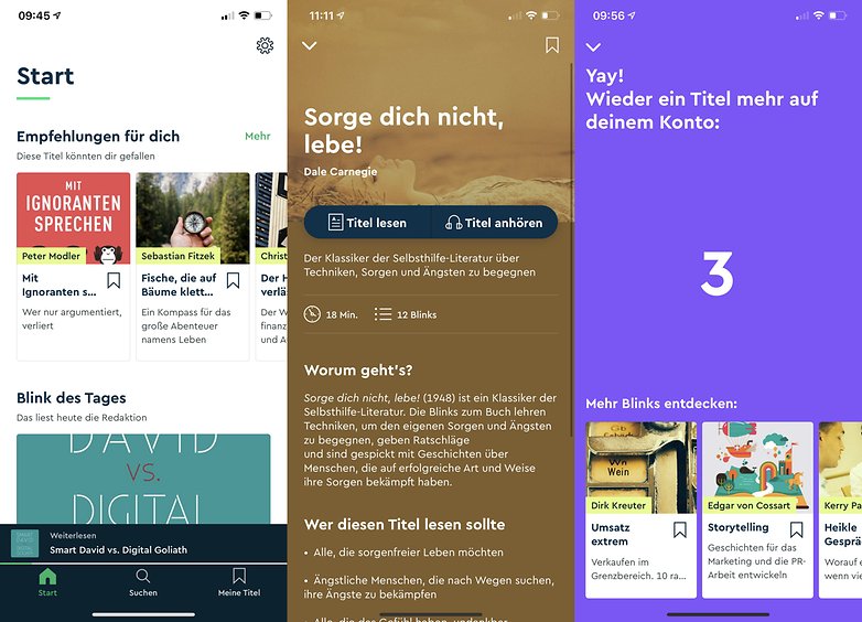App Blinkist Test