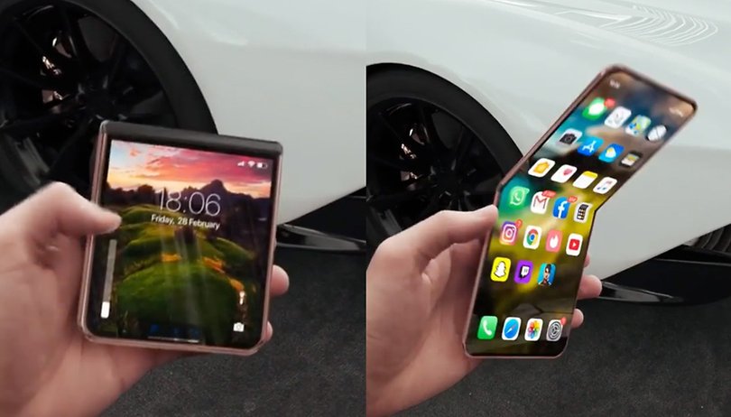 Foldable beauty: this flip iPhone is a feast for the eyes