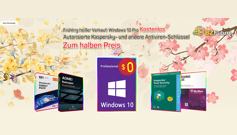 Rabattaktion: Software-Paket kaufen und Windows 10 Pro kostenlos dazu erhalten