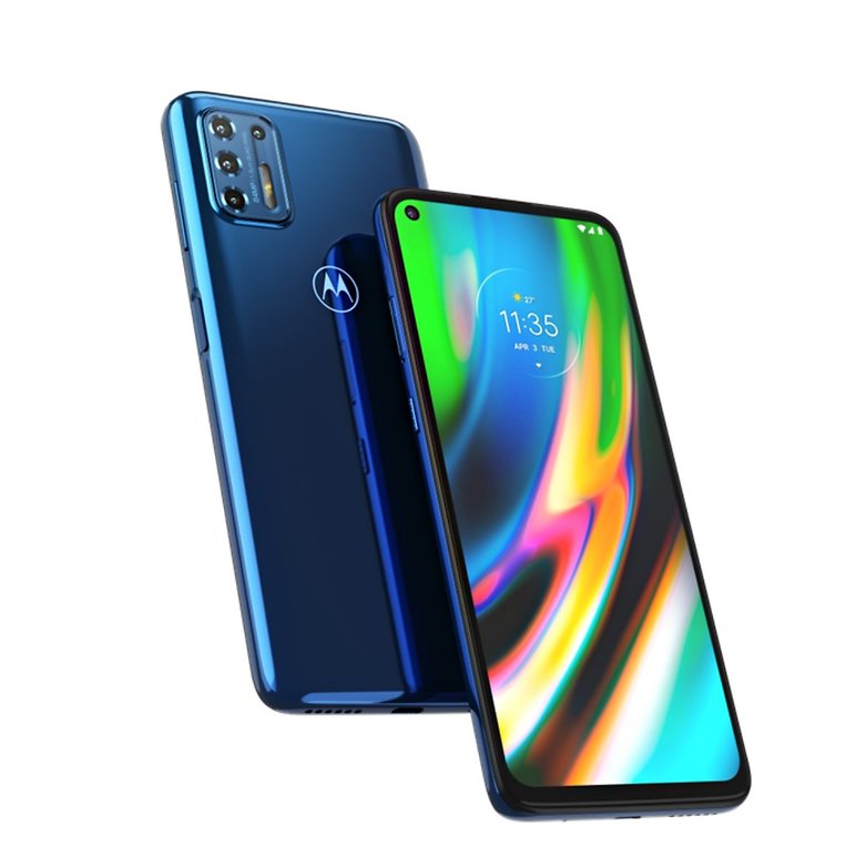 moto g9 plus blau
