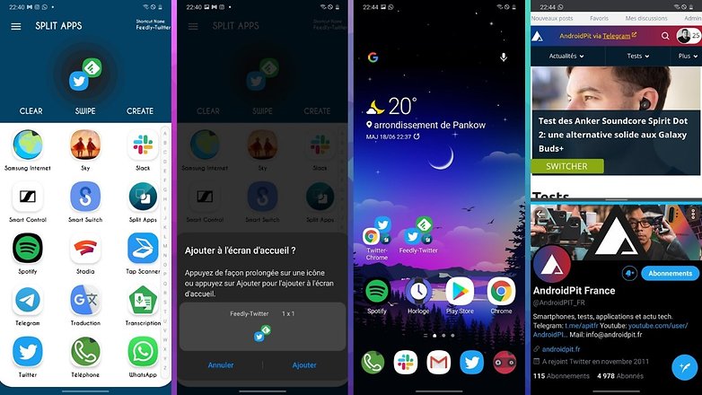 5 apps ios android semaine split apps