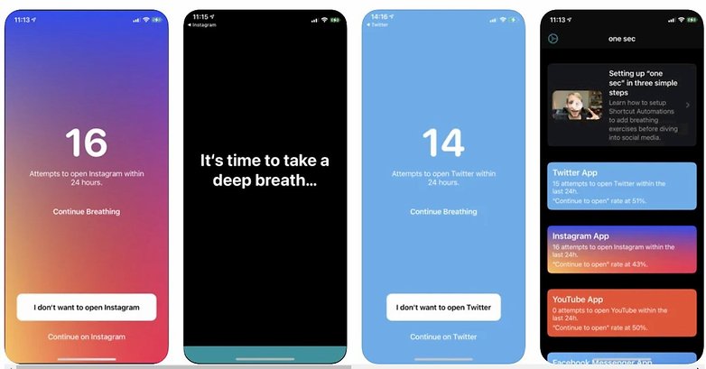 5 apps week onesec