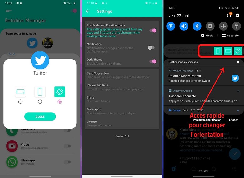 5 apps week rotation managerFR