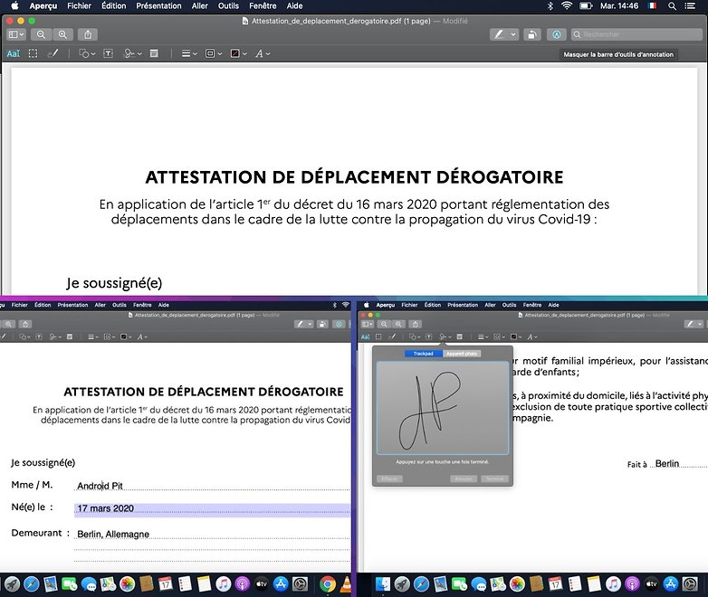 Attestation MacOS 1