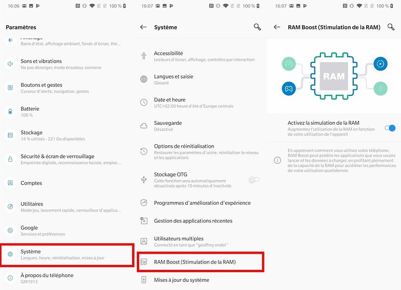 OP7T RAM Boost 2