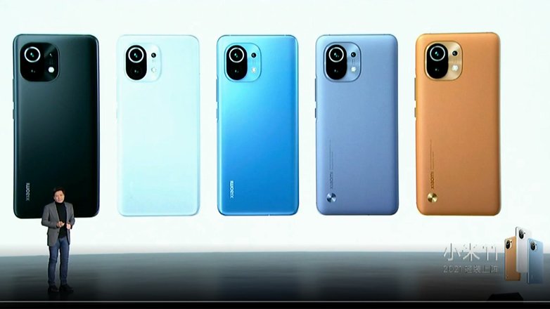 Xiaomi Mi 11 colores