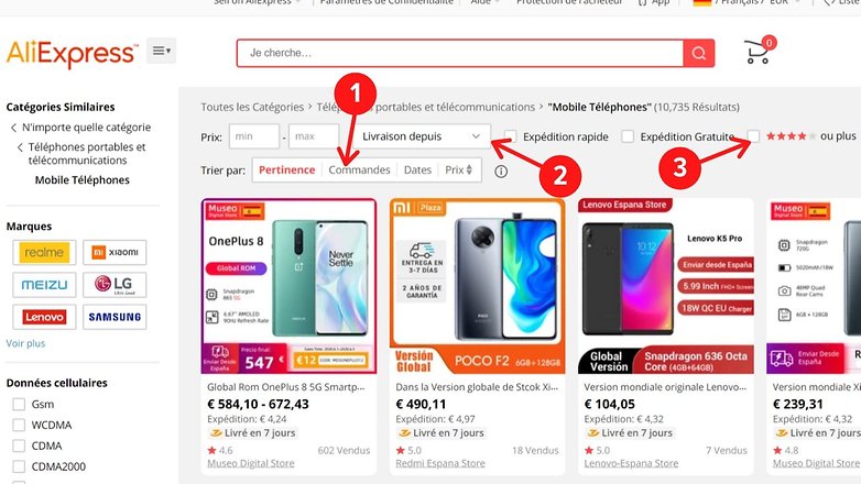 aliexpress interface