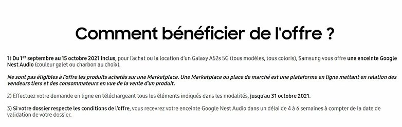 bon plan smartphone samsung galaxy a52s 2