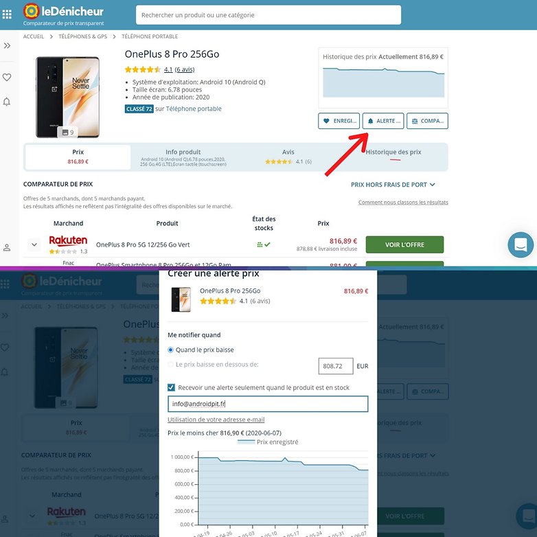 find tech deals alone denicheur