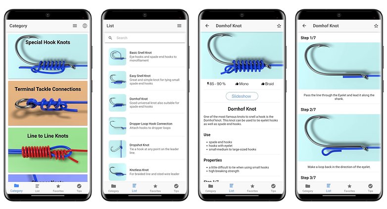 free app of the day myrigs fishing knots screens
