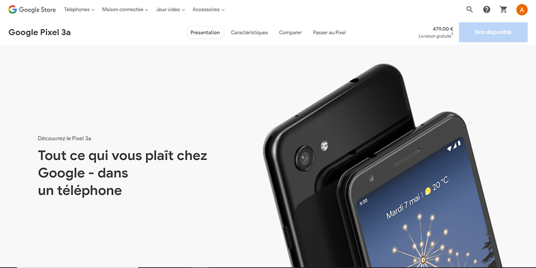 google pixel 3a fin commercialisation