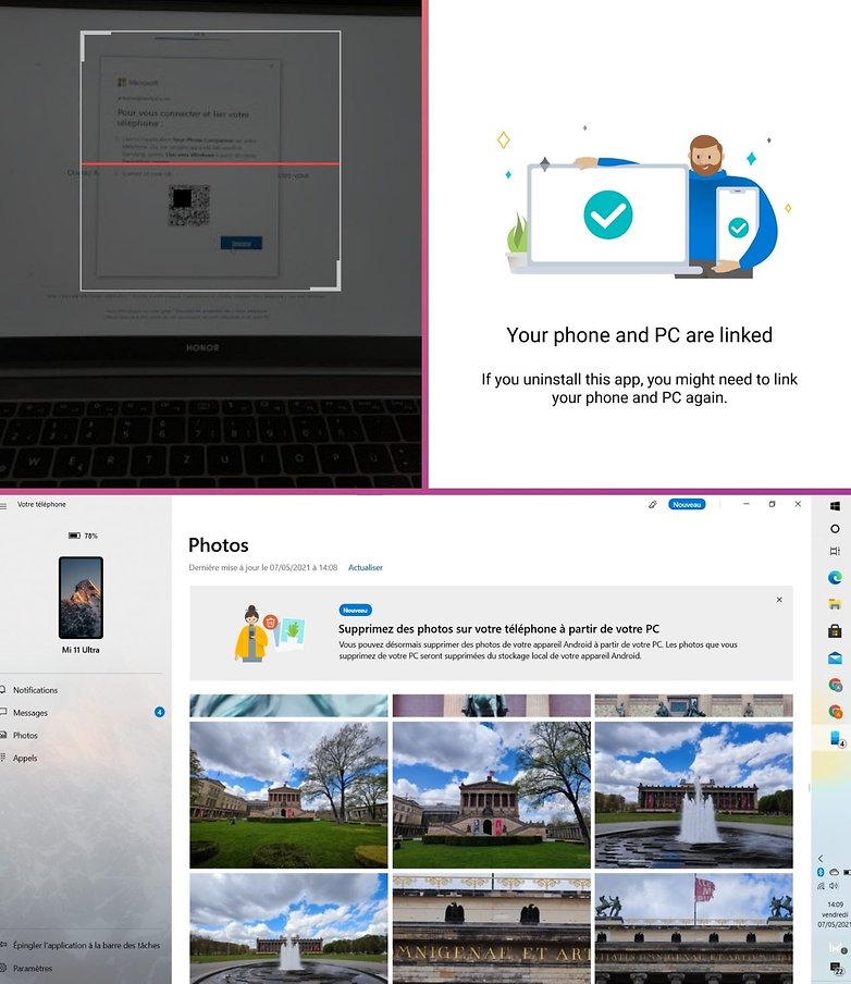 how to connect android smartphone pc microsoft your phone