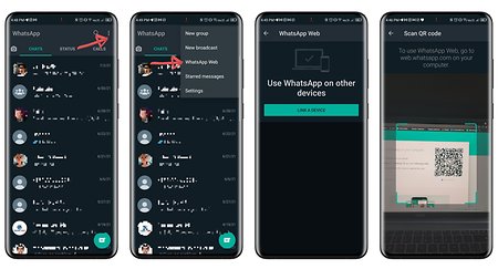 how to use whatsapp on two devices