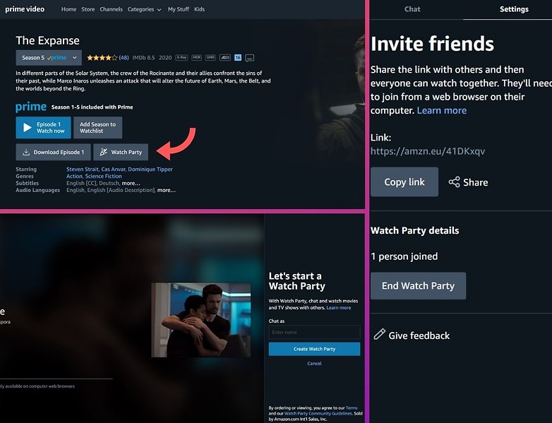 how to watch remotely amazon prime video