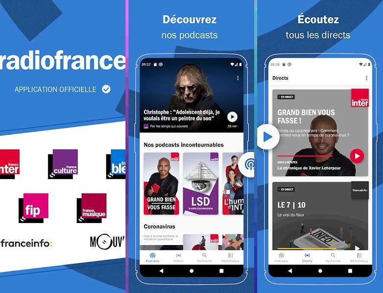 meilleures apps android autod radio france