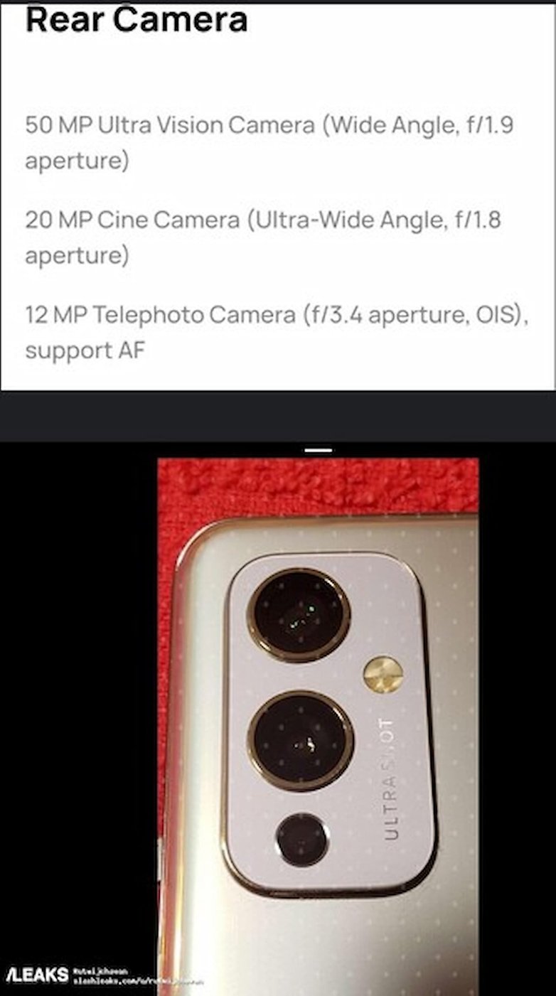 oneplus 9 pro camera module leaks 2