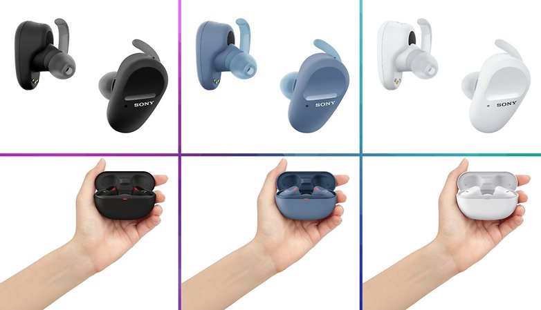 sony wf sp800n true wireless earbuds design