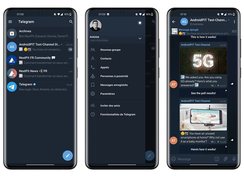 telegram app review ui design