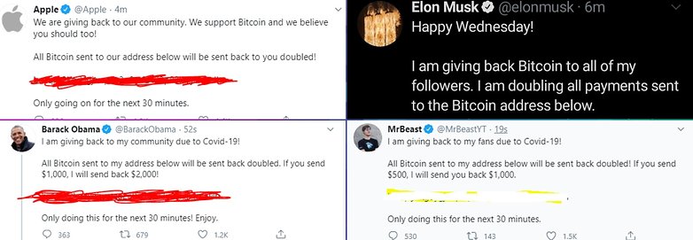twitter hacked bitcoin scam