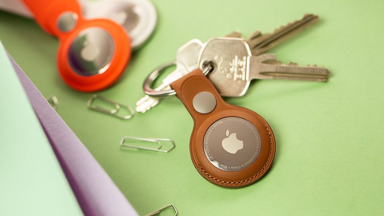 Apple Airtags in a key holder