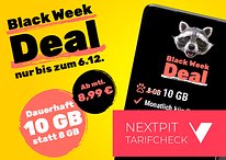 Black Week Deal: Handyvertrag mit 10 GB ab 8,99 € plus NextPit-Prämie