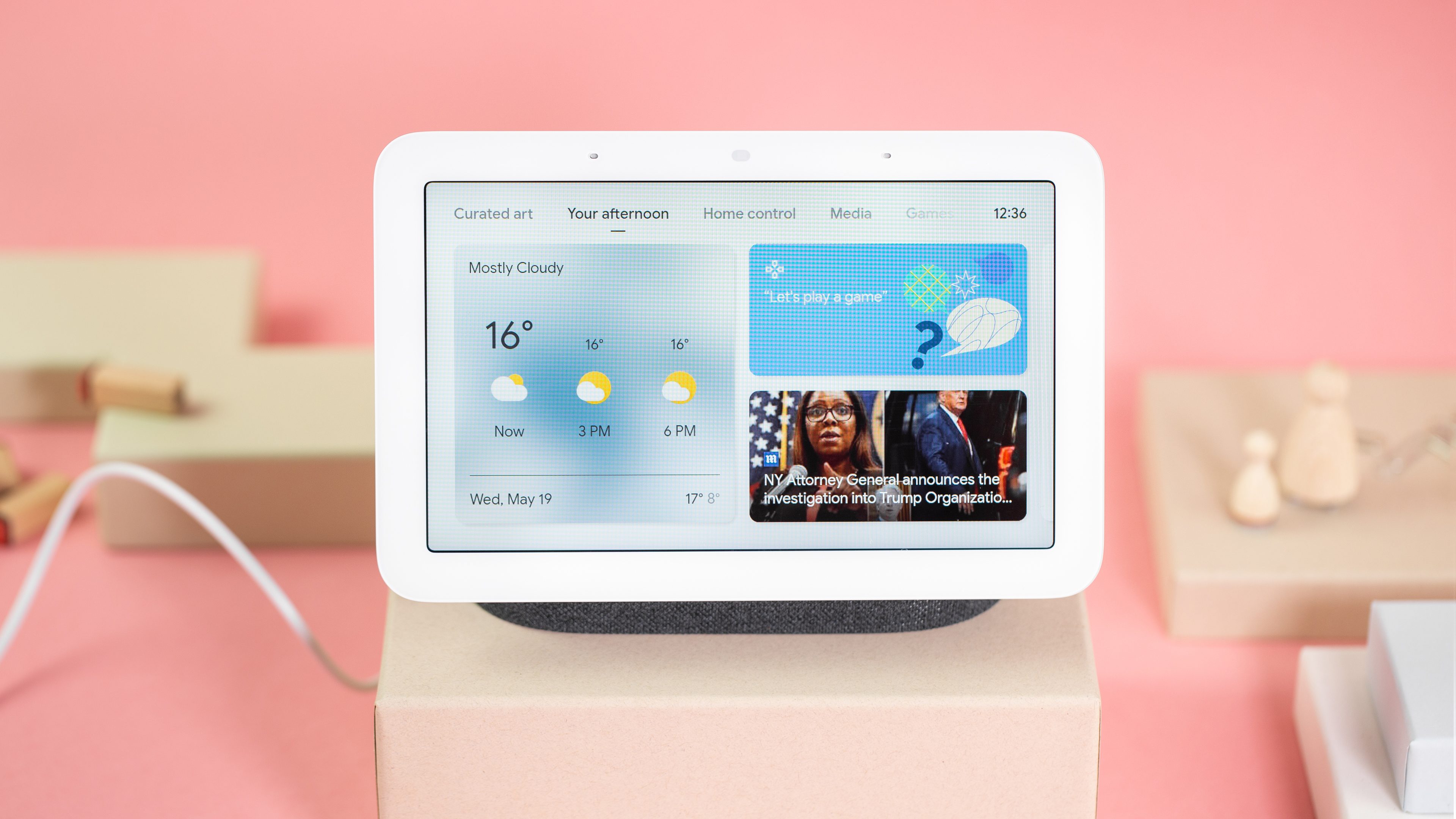 google nest hub indoor temperature