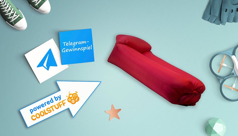 Das Telegram Gewinnspiel: Gewinne ein aufblasbares Loungesofa