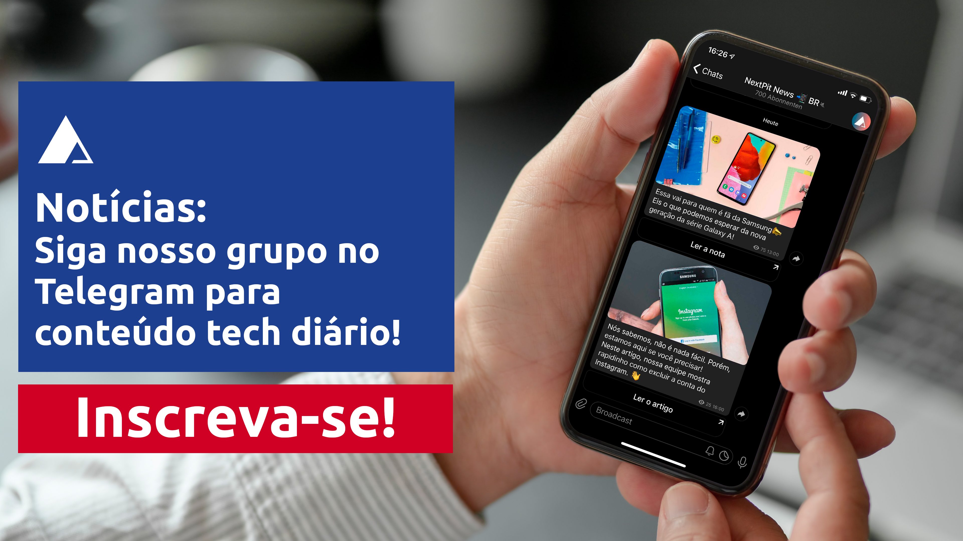 NextPit no Telegram: saiba como fazer parte dos nossos grupos