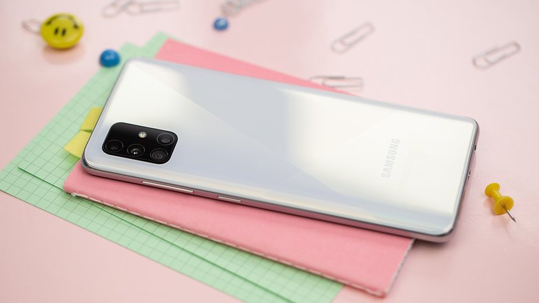 AndroidPIT Samsung Galaxy A51 back