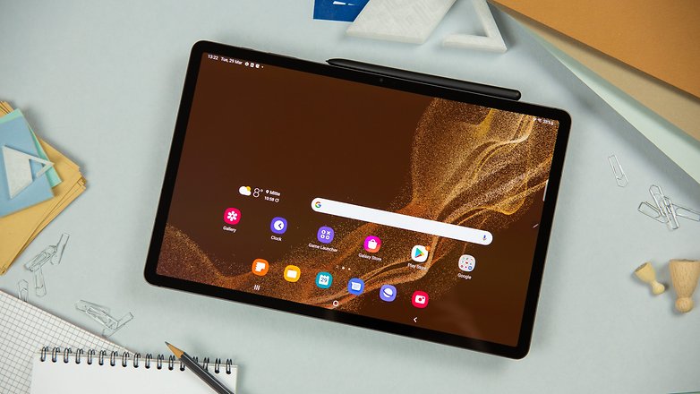 NextPit Samsung Galaxy Tab S8 Display