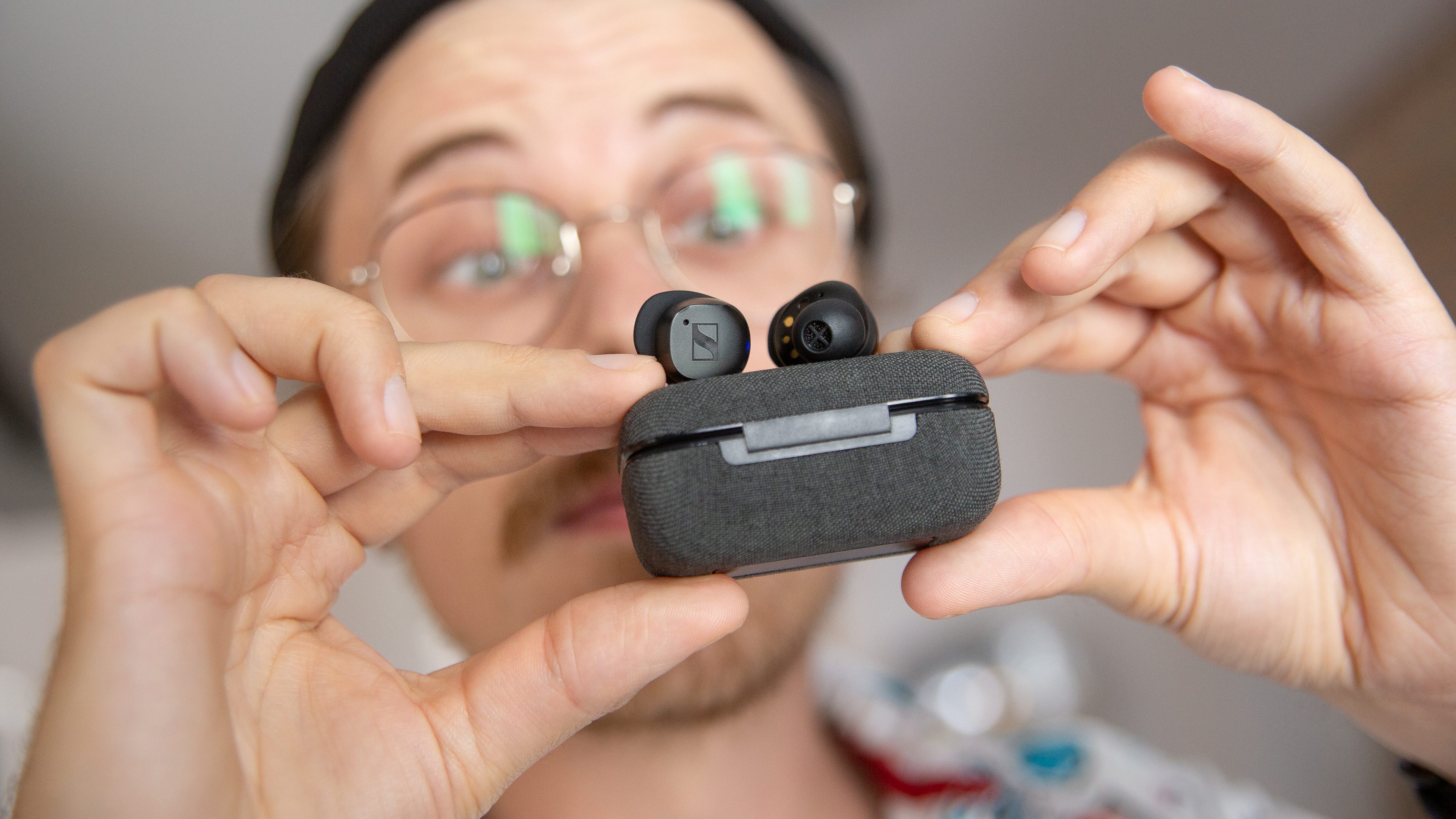 The premium Sennheiser MOMENTUM True Wireless 3 earbuds are