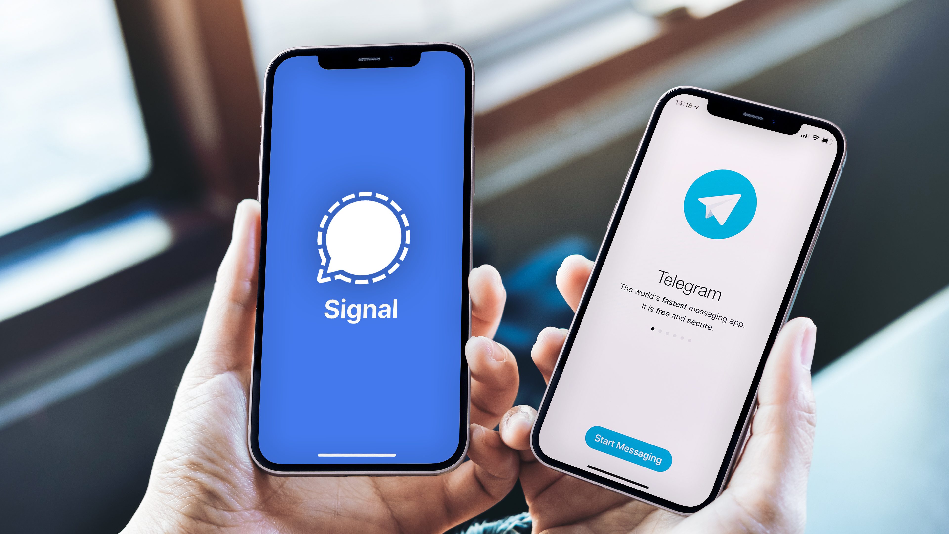 telegram vs signal vs threema