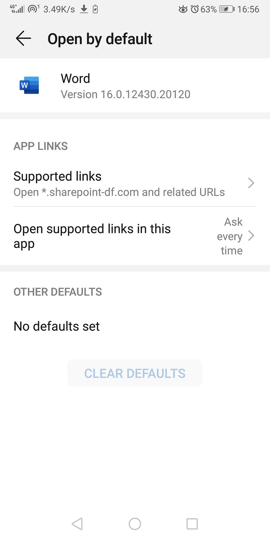 change default program to open pdf on android