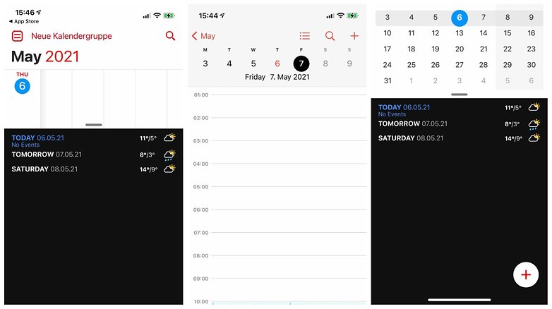 Calender1 iOS