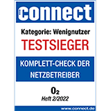 Der O2 Free S wurde im Connect-Test als Testsieger ausgezeichnet.