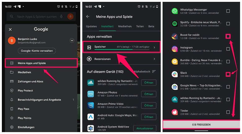 Handy reinigen Apps loeschen NextPit