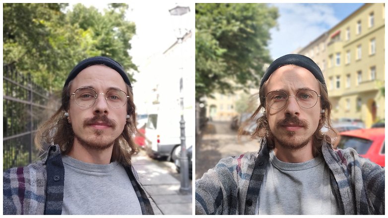 Selfie Comparison Moto Edge 20 Pro NextPit
