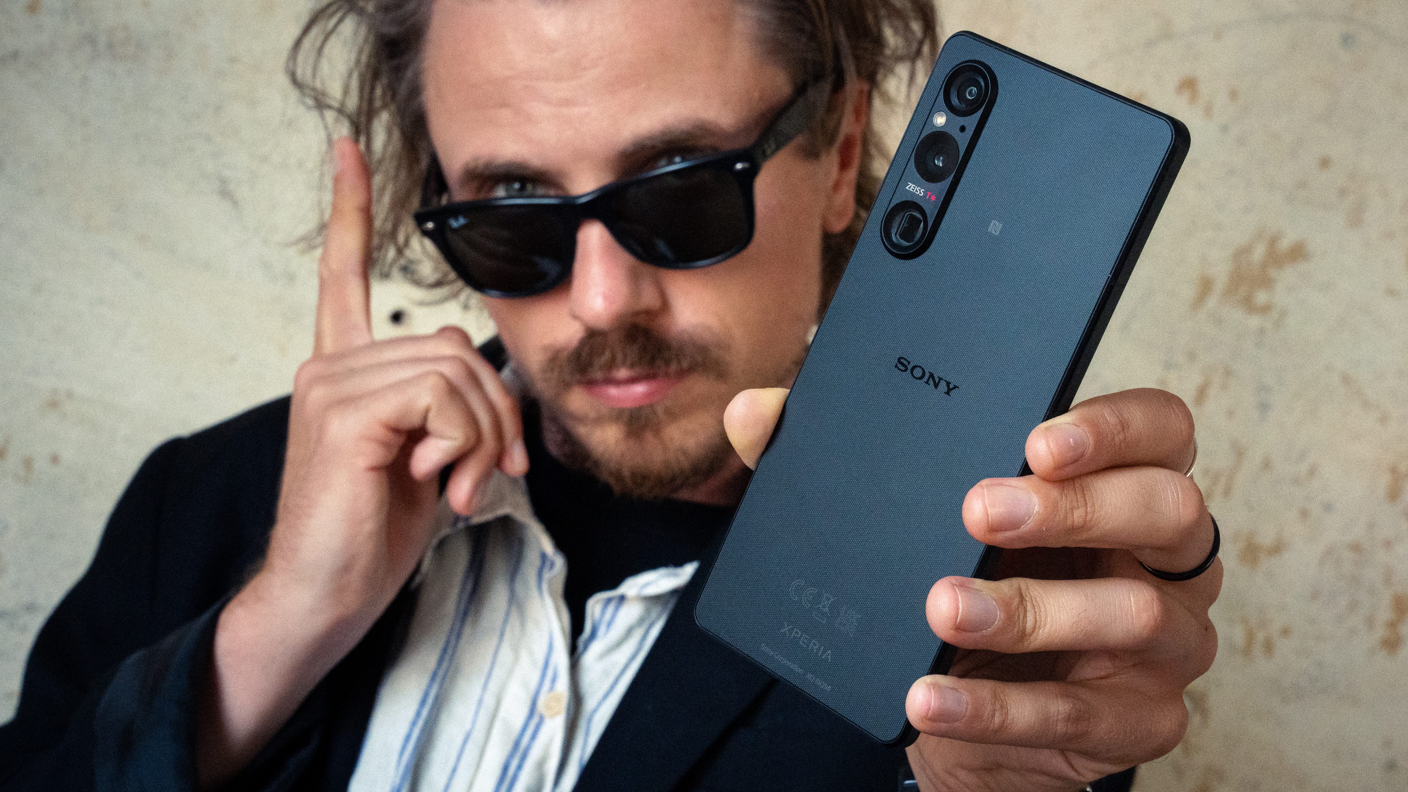 Sony Xperia 1 V 256GB, factory unlocked smartphone, 6.5” 4K 120Hz display,  4K 120fps HDR, true optical zoom, 5G