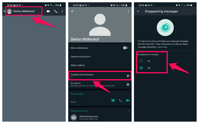 WhatsApp self destructing messages NextPit