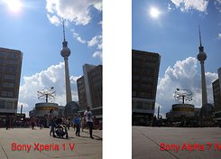 Sony Xperia 1 V vs Alpha 7 IV NextPit 1