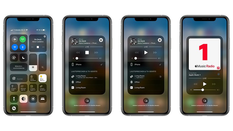 HomePod Musiksteuerung am iPhone und iPad
