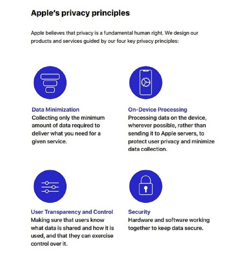 Principios de privacidad de Apple