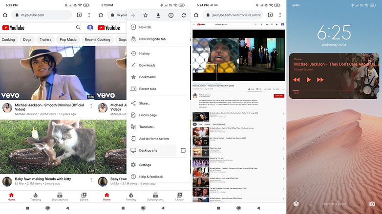 Listen YouTube screen off