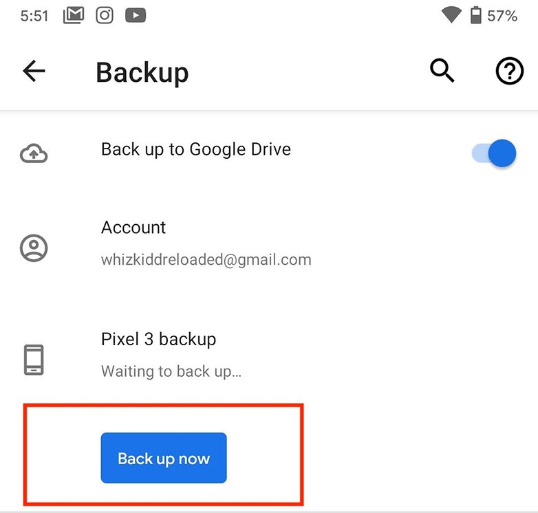 Phone backup Manual