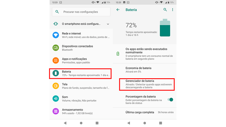 bateria android