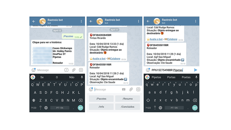 rastreio bot telegram
