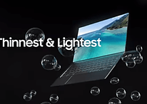 Samsung apresenta notebook com display ultrafino e webcam sob tela